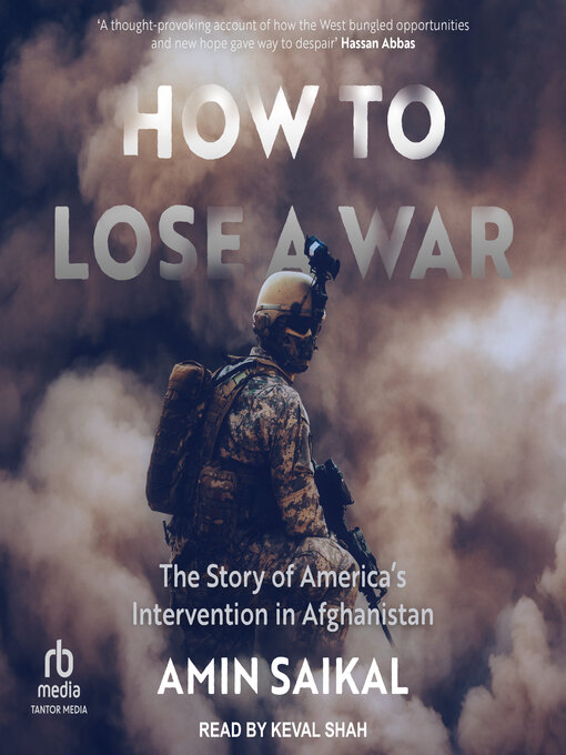 Title details for How to Lose a War by Amin Saikal - Available